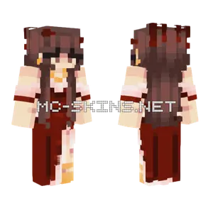 Hot Cocoa Girl Minecraft skin