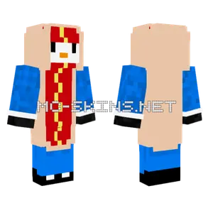 Hot Dog Penguin Minecraft skin