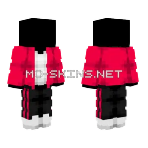 Hot Pink Coat Outfit Minecraft skin