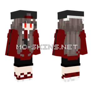 Hu Tao Streetwear Fit Minecraft skin