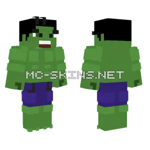 Hulk Minecraft skin