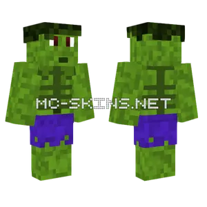 Hulk Minecraft skin