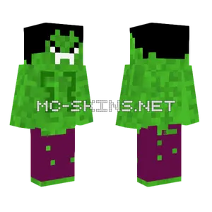 Hulk Minecraft skin