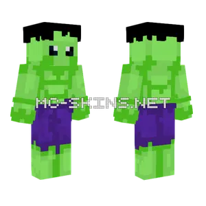 Hulk Minecraft skin