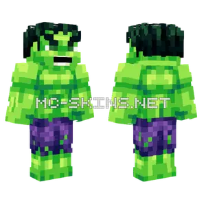 Hulk Minecraft skin