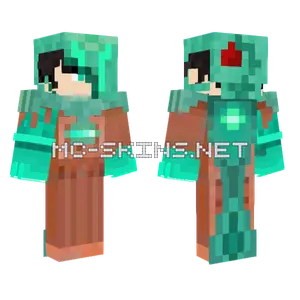 Human Jazzin w Lord Oxidium Helmet Minecraft skin