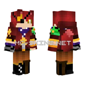 Human Rockstar Foxy Minecraft skin