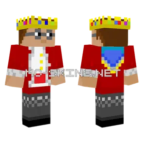 Human Technoblade Minecraft skin
