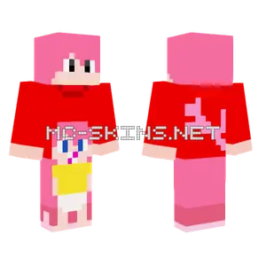 Humanized Pinky Jr And Panky Minecraft skin