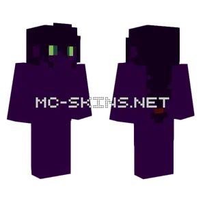 Humanoid Enderman Minecraft skin