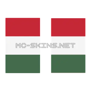 Hungary Flag cape, outside and lining