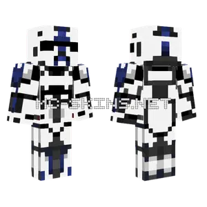 Hunter 501st Blue Armor Minecraft skin
