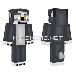 Hutch The Wolf Minecraft skin