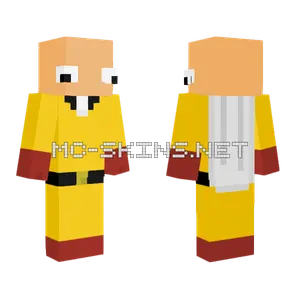 Huuug Saitama Minecraft skin