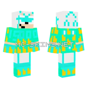 Hyper Classic Sonic Minecraft skin