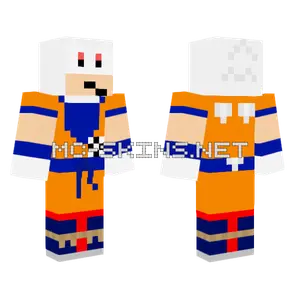Hyper Sonic Goku Outfit Minecraft skin