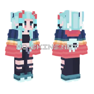 I Like Old School Music Minecraft skin