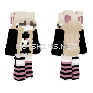 I Love Hello Kitty Minecraft skin