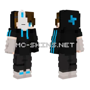 I M Blue Of Light Minecraft skin