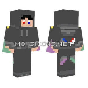 I Made This Blue Minecraft skin
