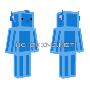 Ice Fox Slayer Blob Minecraft skin