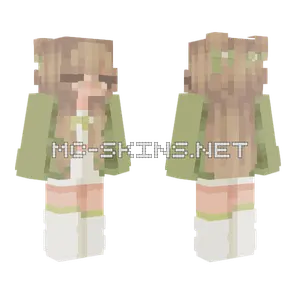 Iced Pistachio Matcha Minecraft skin