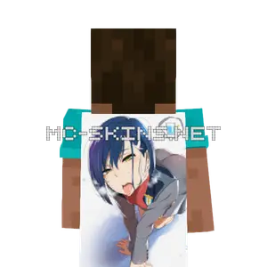 Ichigo School Uniform cape, outside and lining
