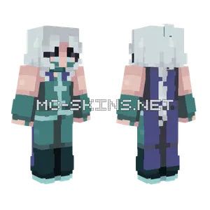 Icy Girl Minecraft skin