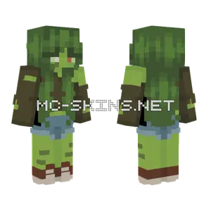 If I Were A Zombie Minecraft skin