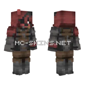 Ignited Foxy TJOC Minecraft skin
