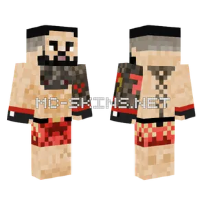 Ilia El Matador Topuria Minecraft skin
