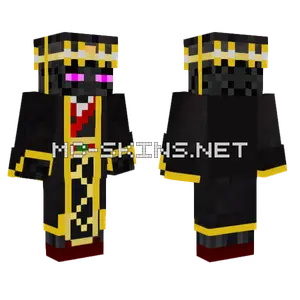 Imperial Chinese Emperor Enderman Minecraft skin