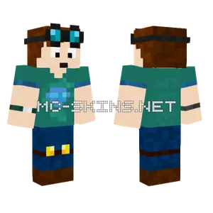 Improved DanTDM Skin Minecraft skin