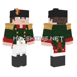 Improved Napoleon Minecraft skin