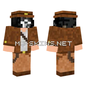 Indiana Jones Skin Minecraft skin