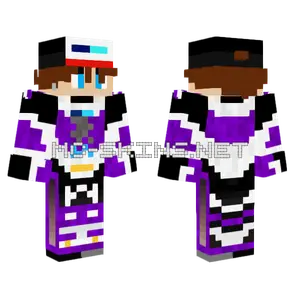 Indy Fioltetowe Minecraft skin