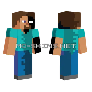 Infected Steve Minecraft skin