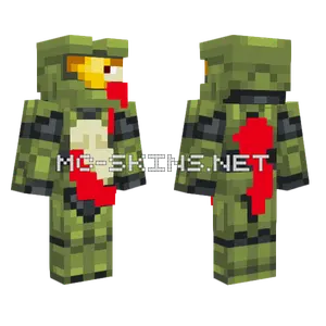 Injured Chief Minecraft skin