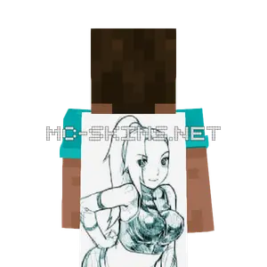 Ino Yamanaka cape, outside and lining