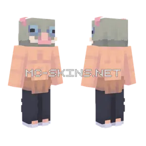 Inosuke Hashibira Minecraft skin