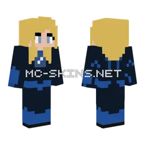 Invisible Woman Suit Minecraft skin