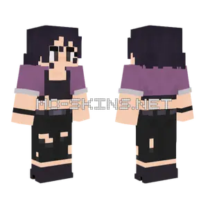 Invisigal Minecraft skin
