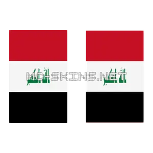 Iraq Flag cape, outside and lining