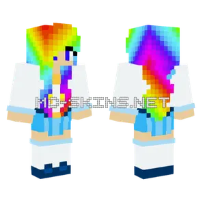 Iris S SM School Uniform Minecraft skin