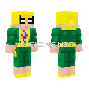 Iron Fist Marvel Comics Minecraft skin