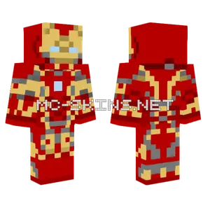 Iron Man Age Of Ultron Minecraft skin
