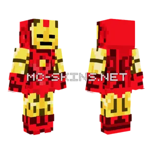 Iron Man Classic Minecraft skin