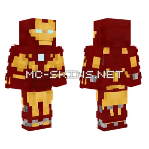 Iron Man Mark 10 Minecraft skin