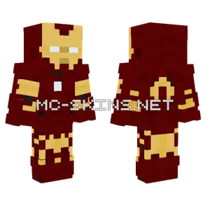 Iron Man Mark 3 Minecraft skin