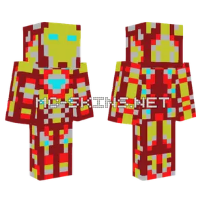 Iron Man Mark 85 Minecraft skin